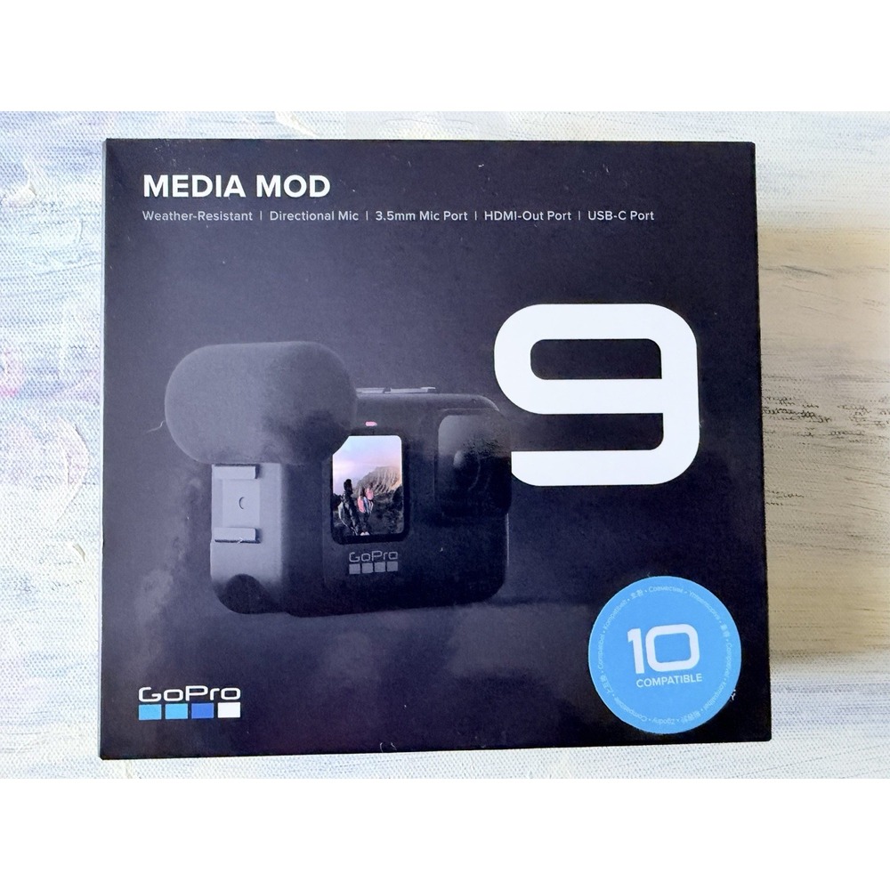 GoPro Media Mod ADFMD-001 for HERO9 10 11 12 Black Directional Mic HDMI USB-C